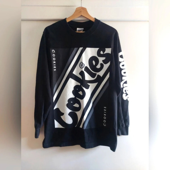 Shaka Mens Heavyweight Graphic Longsleeve  Crewneck shirt Medium Logo - Picture 1 of 6